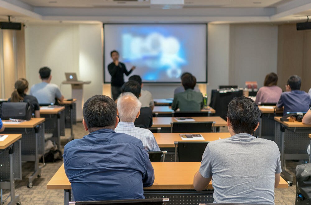 Organizing a seminar in a Chiang Mai conference room