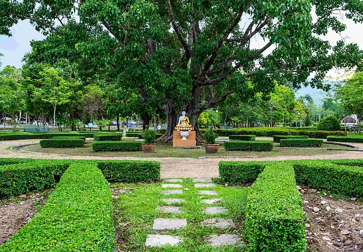 Lanna Rama 9 gardens in Chiang Mai