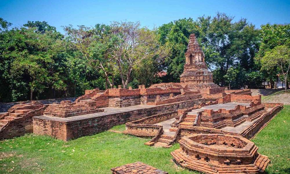 The ancient ruins of Wiang Kum Kam